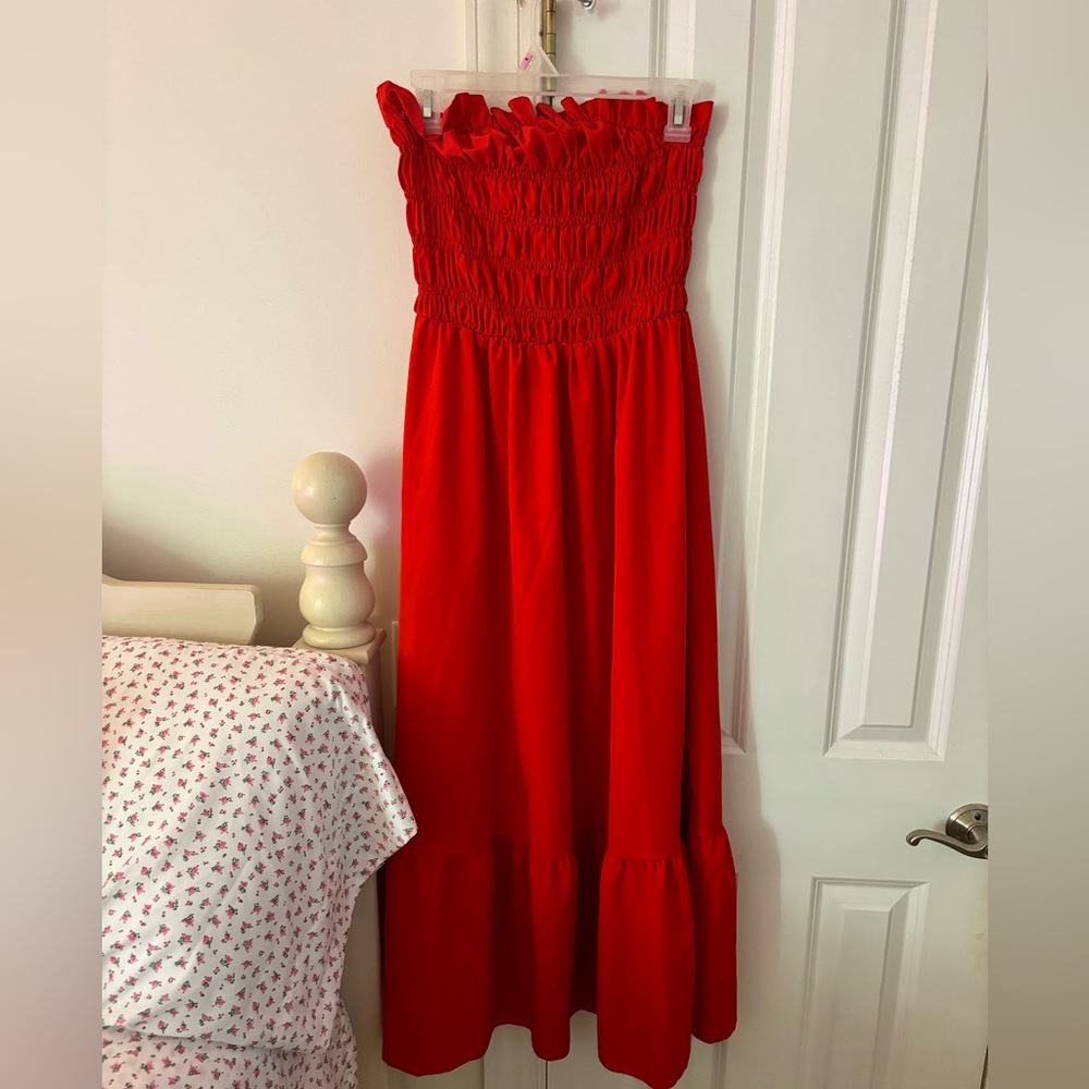 Strapless Maxi Dress
